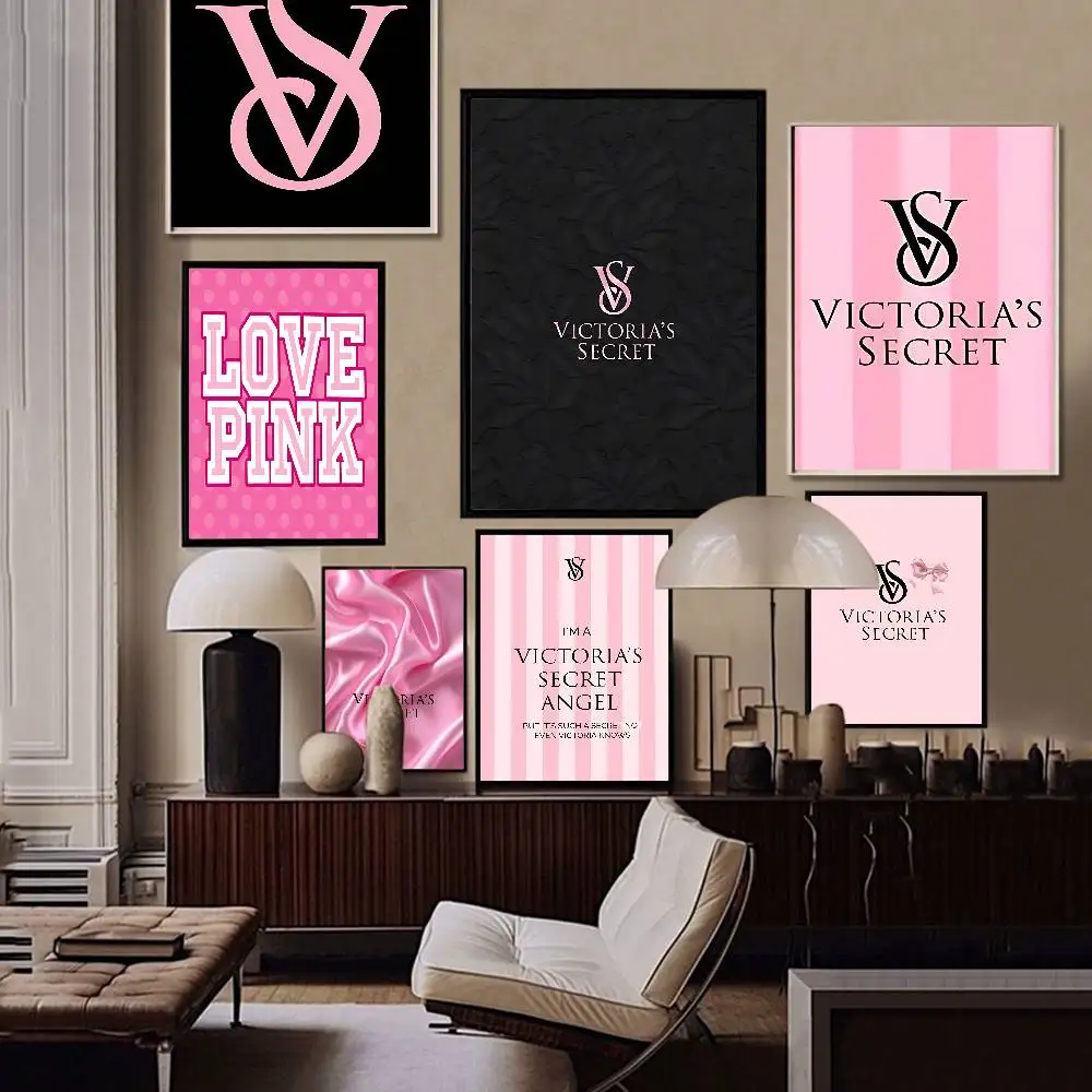 V-Victorias-Fashion-S-Secret Classic Anime Poster Waterproof Paper Sticker Coffee House Bar Room Wall Decor