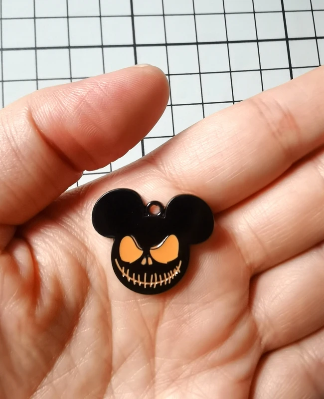 

10PCS cartoon Halloween Mickey Pendant DIY Jewelry Necklace Earrings Bracelet Jewelry Earring Charms