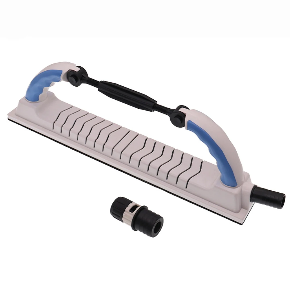 Flexible Hand Sander with Adjustable Handle and Dust Extraction for Sanding Drywall Wood and Rust Removal Tasks