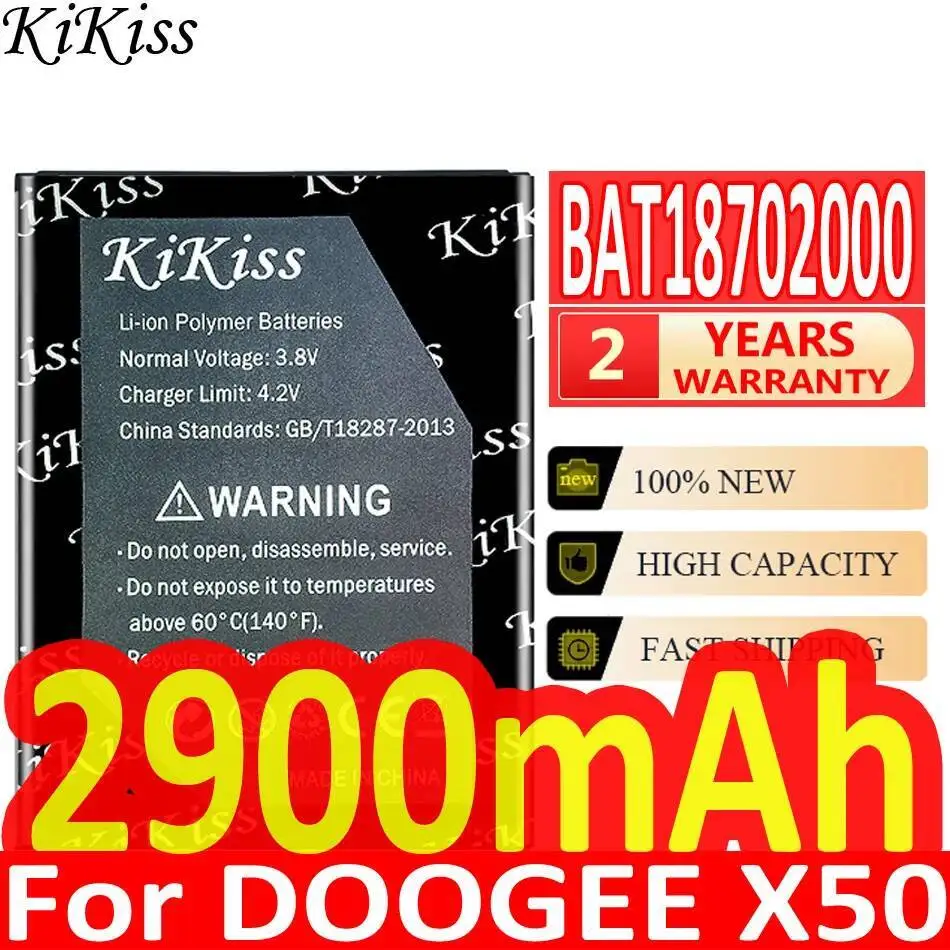 

Легкий аккумулятор для мобильного телефона Doogee X50 2900 мАч BAT18702000