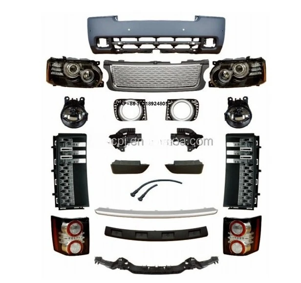 

For RR vogue 2002-2009 Upgrade to 2010-2012 Version Old Upgrade to New Headlights Side Vent Taillights Body Kit