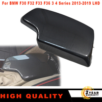 For BMW F30 F32 F33 F36 3 4 Series 2013-2019 LHD New Carbon Fiber Style Center Console Armrest Storage Box Protection Cover