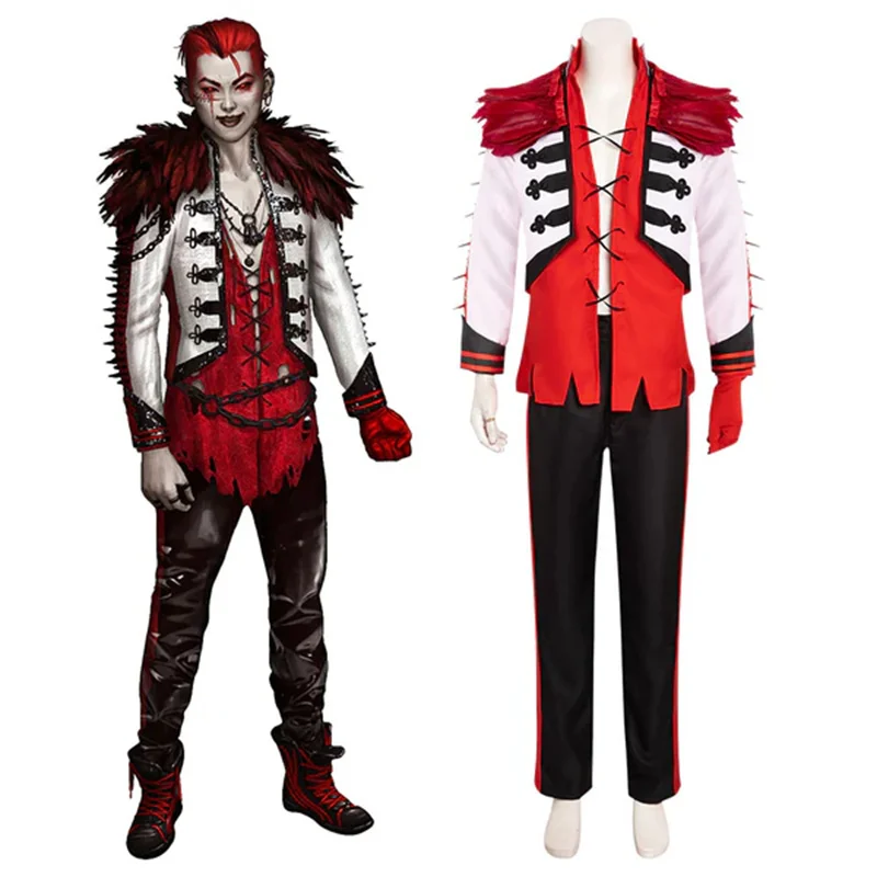

Game The Trickster Cosplay Seoul Sights Skin Costume Men Fancy Uniform Suits Set Halloween Party Outfits