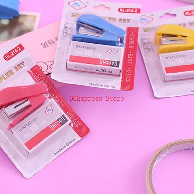 Stapler Mini Paper Binder Stationery Office Tools School Office Supplies للطلاب