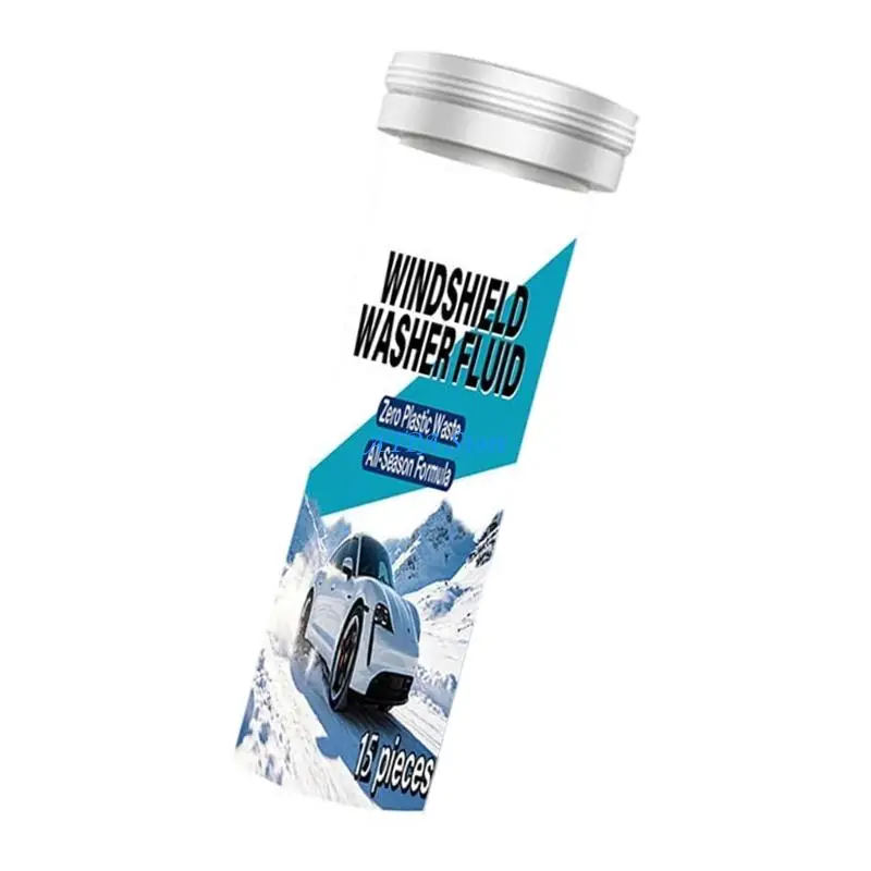 U13C Pack Of 15 Car Windshield Washer Tablets Concentrated Formula for Season Use