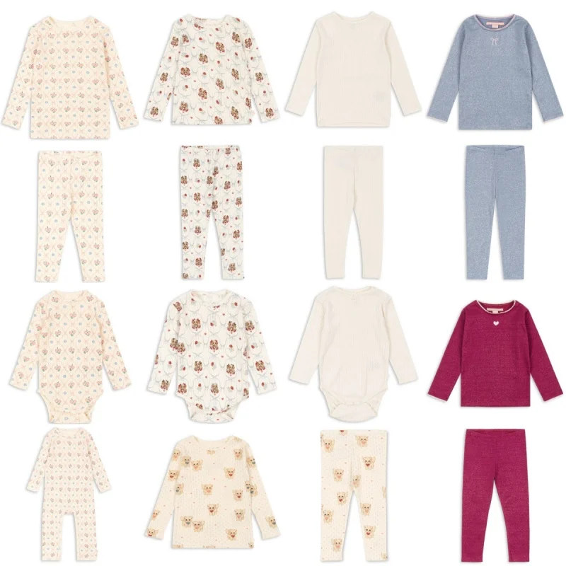 

Goods in Stock! New Children's 25KS Home Boys and Girls Long Sleeve Underpants Set