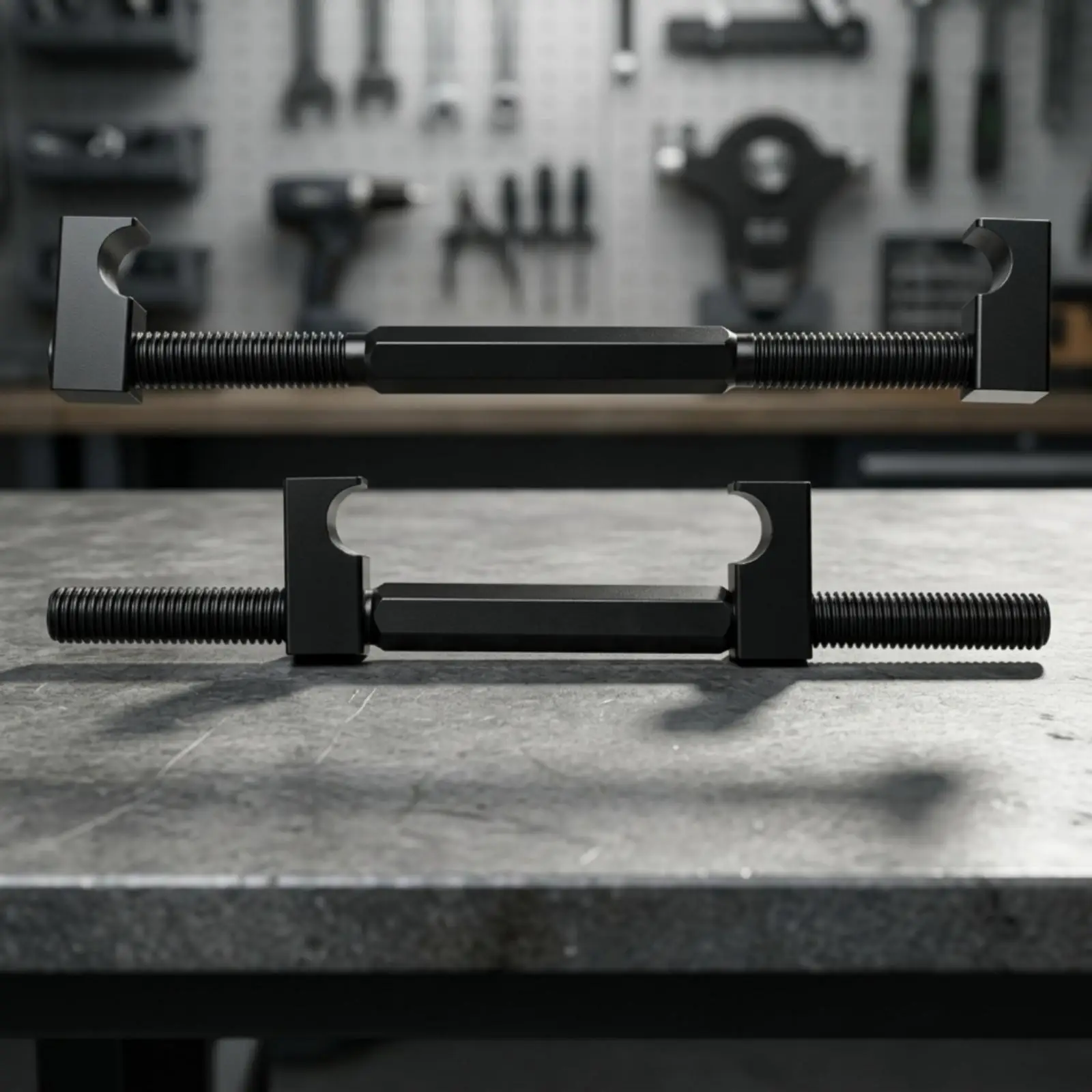 Heavy Duty Motorcycle Suspension Spring Compressor Tool for Damper Shock Absorber Disassembly Alloy Steel Workshop Helper
