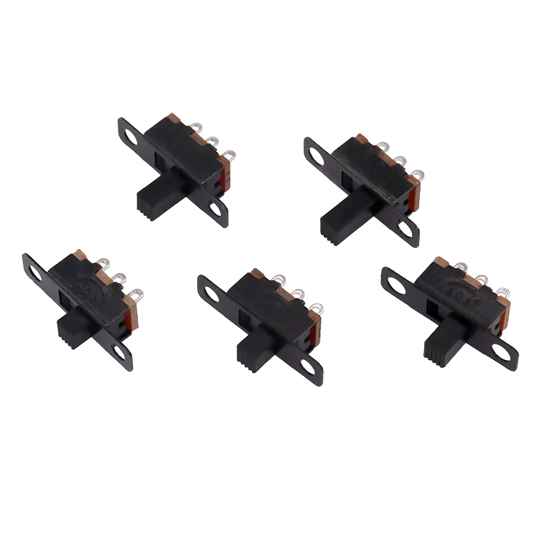 20Pcs SS12F15 SS12F15VG4 Toggle Switch 3PIN 1P2T Slide Switch Handle high 3mm/4mm/5mm/6mm/7mm