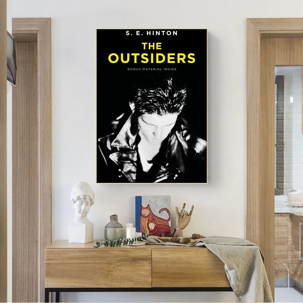 Movie The Outsiders  Poster No Framed Poster Kraft Club Bar Paper Vintage Poster Wall Art Painting Bedroom Study Stickers