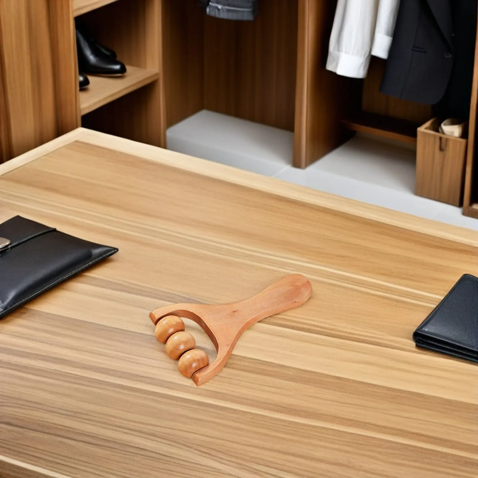 

Набор из 3 деревянных массажных роликов для спины и тела, ручной массажер для расслабления мышц, улучшения кровообращения и снятия боли