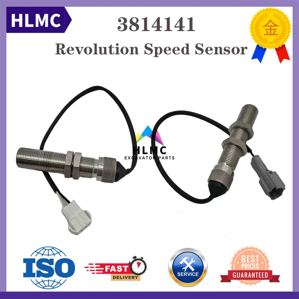 Construction Machinery Parts Excavator Parts 3814141 Revolution Speed Sensor Black Plug White Plug Gray Plug for XCMG/SANY
