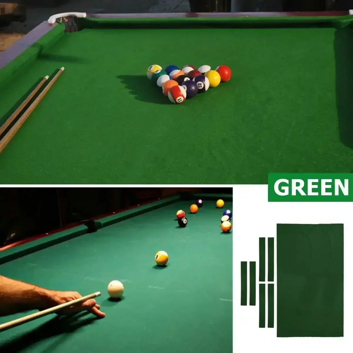 당구 테이블용 펠트 스누커 테이블 액세서리, 닳은 당구 테이블 천, 7ft, 8ft, 9ft