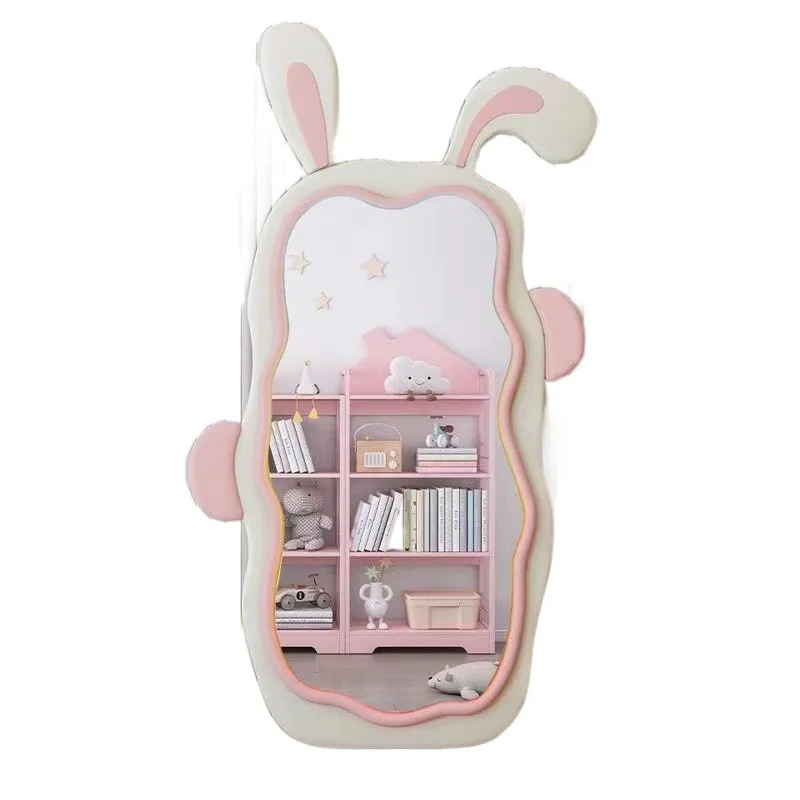 

Ultra clear, cartoon, rabbit, full-length mirror, bedroom, cute, princess, personality, against the wall