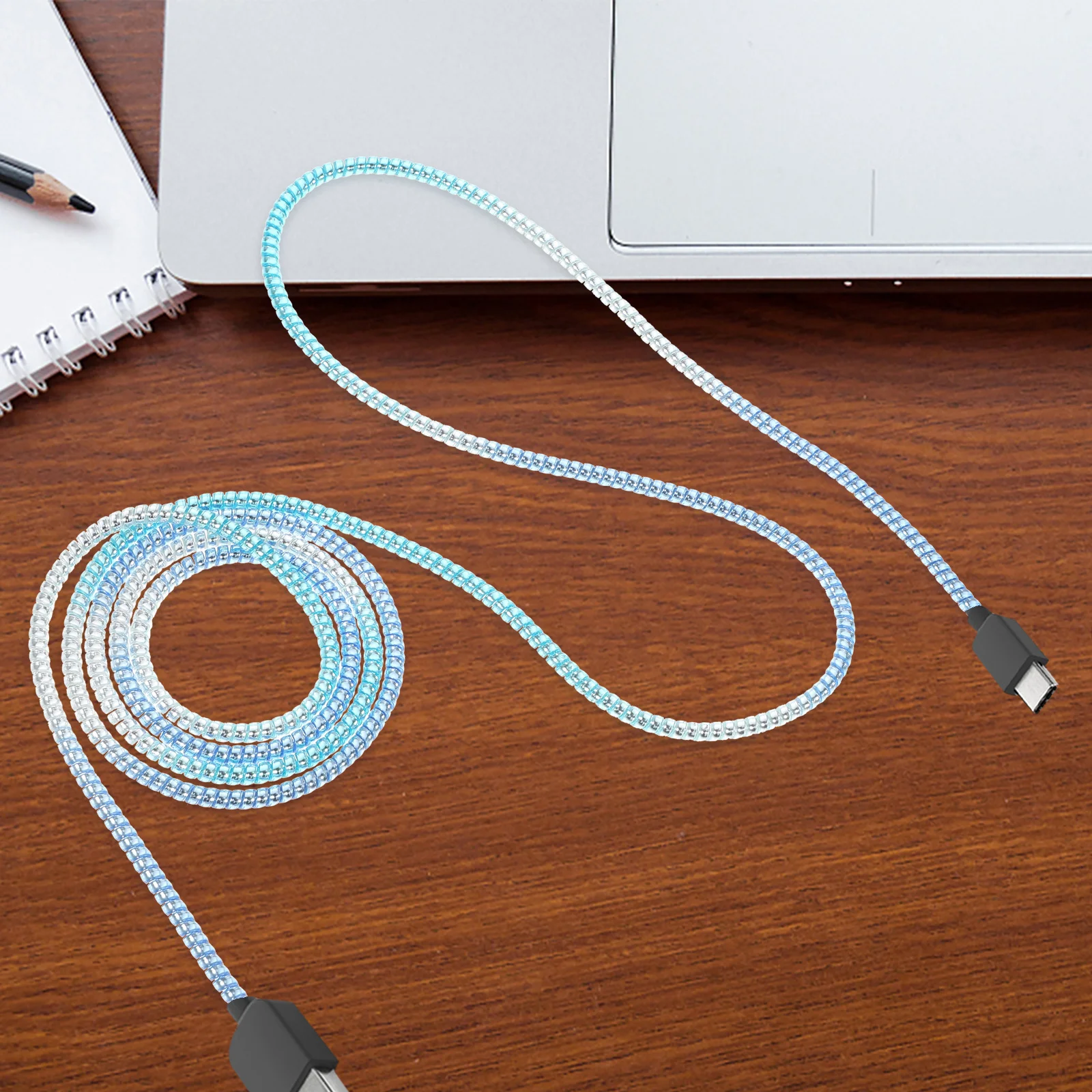 

Cable Protector Data Cable Cord Sleeve Durable Wire Cover Pets Chew Proof Cord Protector Anti Breakage Tangle Prevention