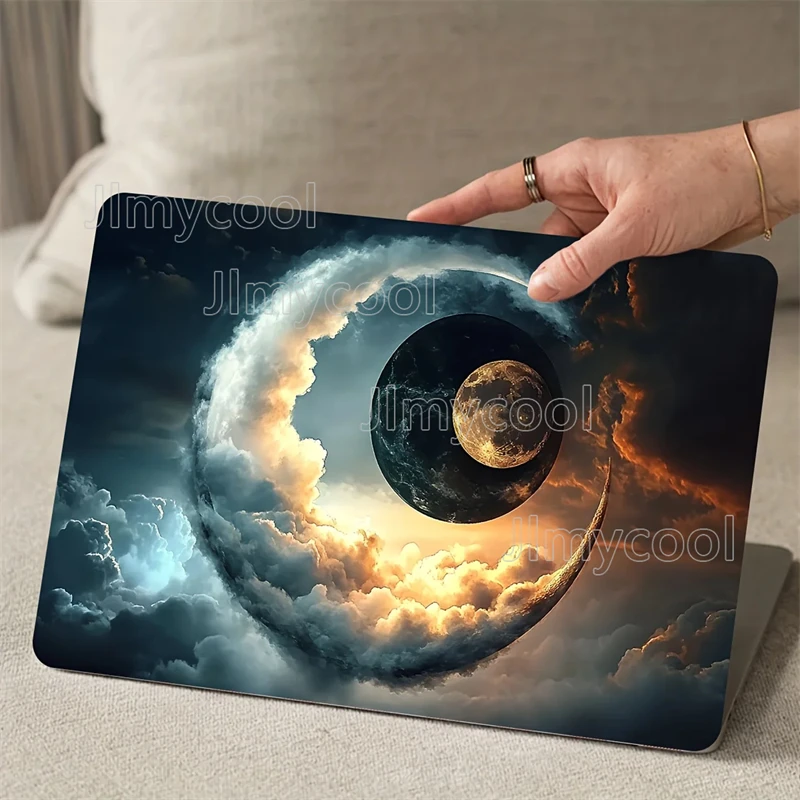 

Black and White Waterproof Coating Cat Sticker Laptop Design Scratch Resistant and Durable DIY Used for Laptops