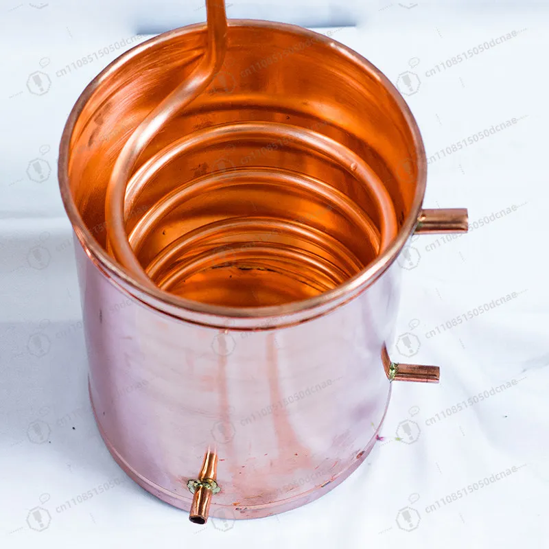Artisanal Copper Water Distiller, Vintage Style Pot Still for Floral Waters, Premium Brandy, and Small Batch Spirits