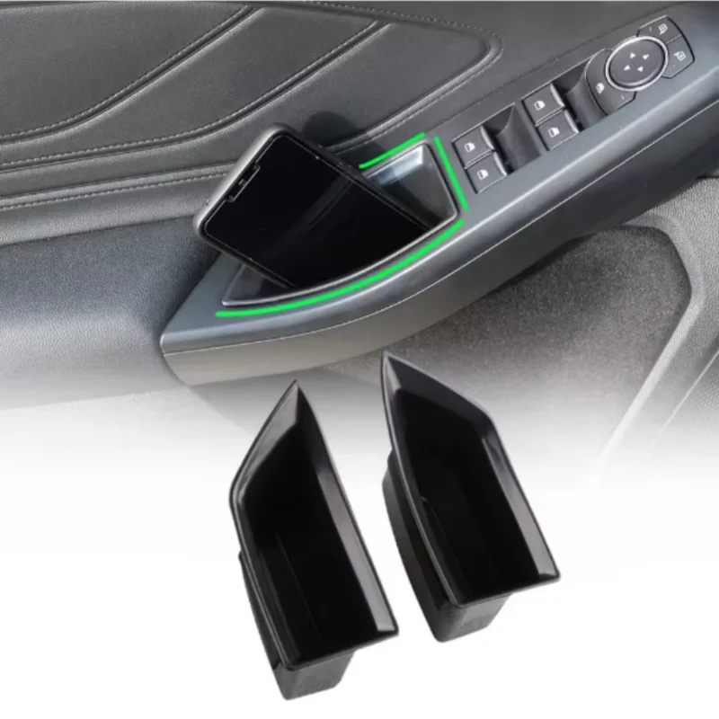 

Car Door Storage Box For Ford Focus MK4 2018-2021 2Pcs Front Rear Door Plate Armrest Box Case Accessories