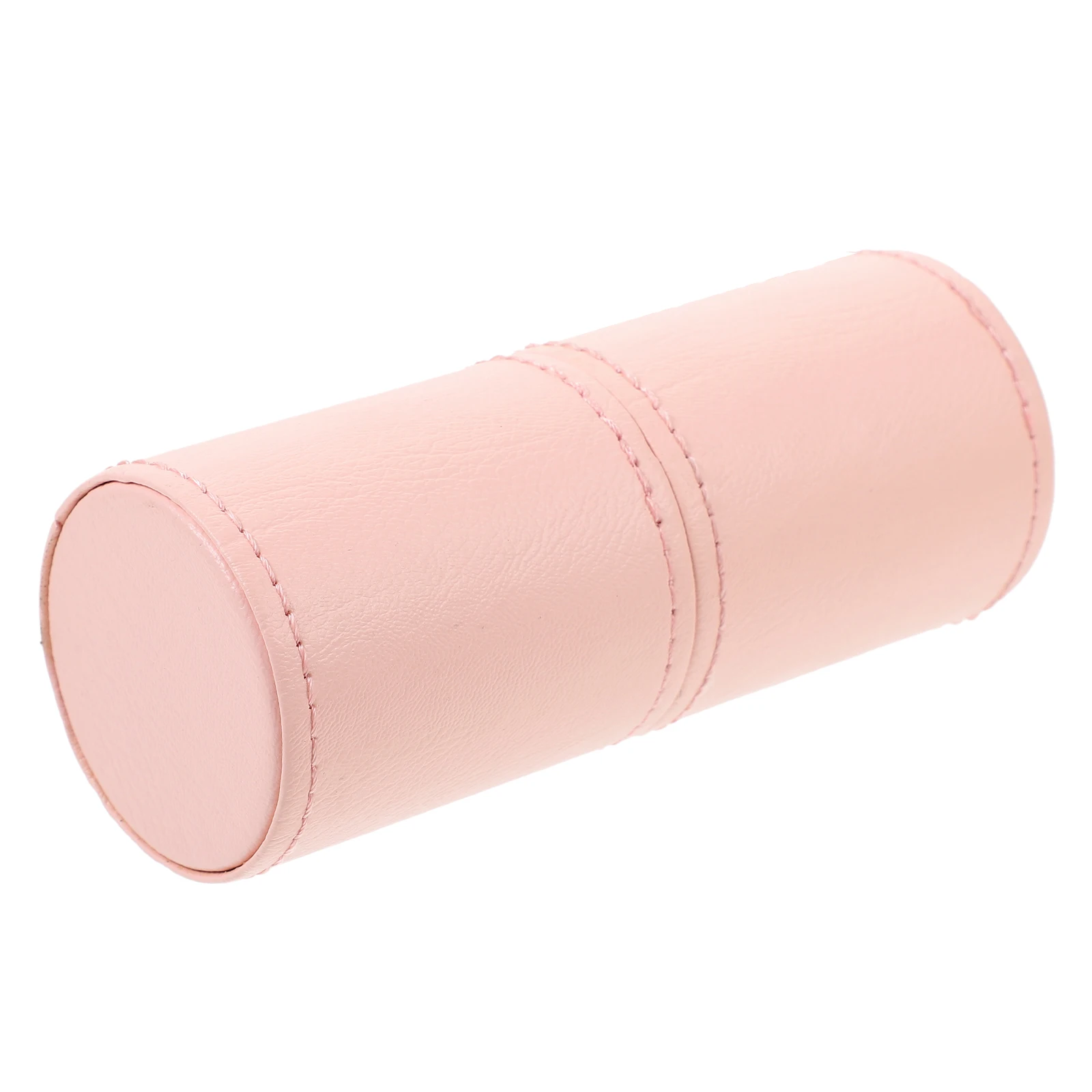 Brocha de maquillaje Color melocotón almacenamiento multifuncional escritorio ganizer pluma ganizer almacenamiento portalápices diseño elegante resistente uso doméstico