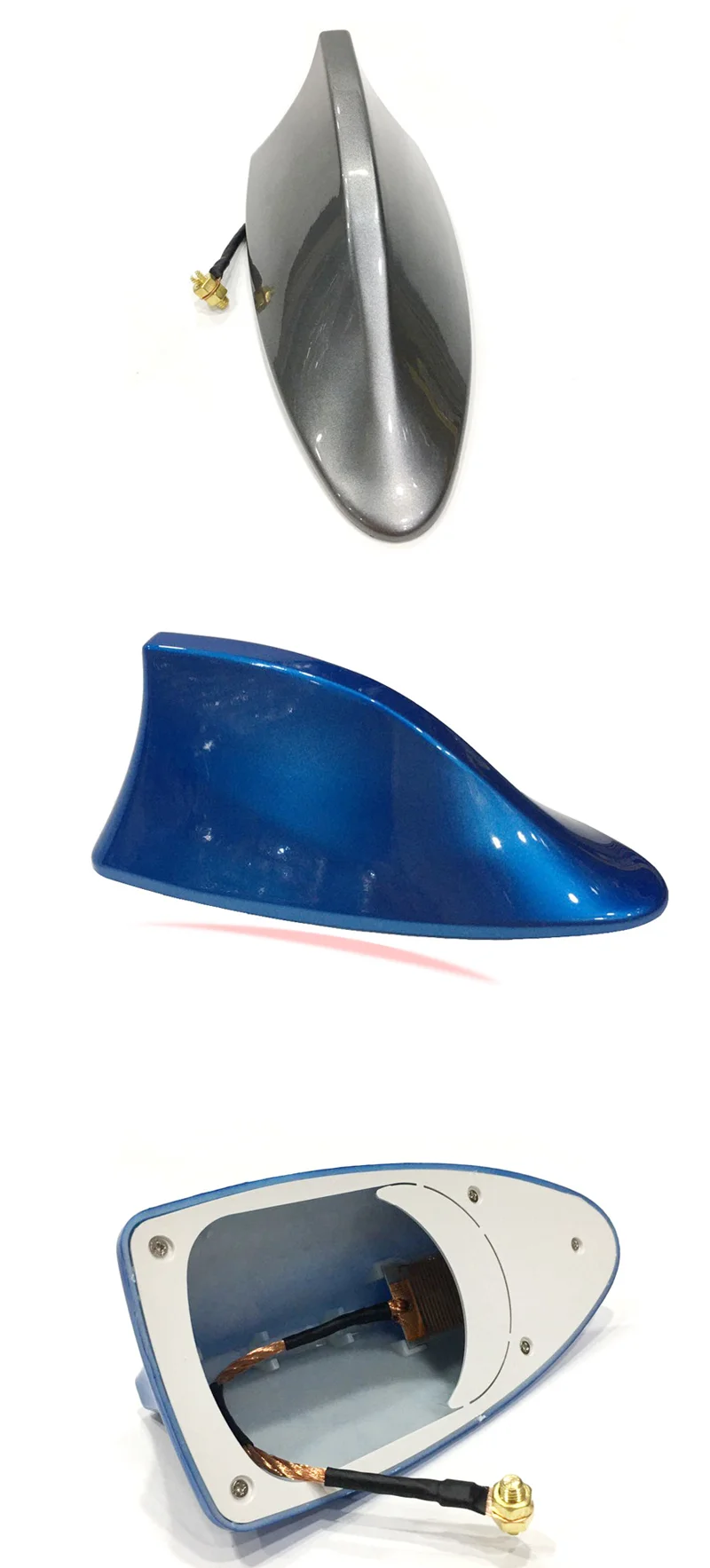 Auto Shark Fin Antenne Abdeckung Basis Ersatz Radio Signal Antennen Dach Außen Zubehör Dekoration – Detail 3