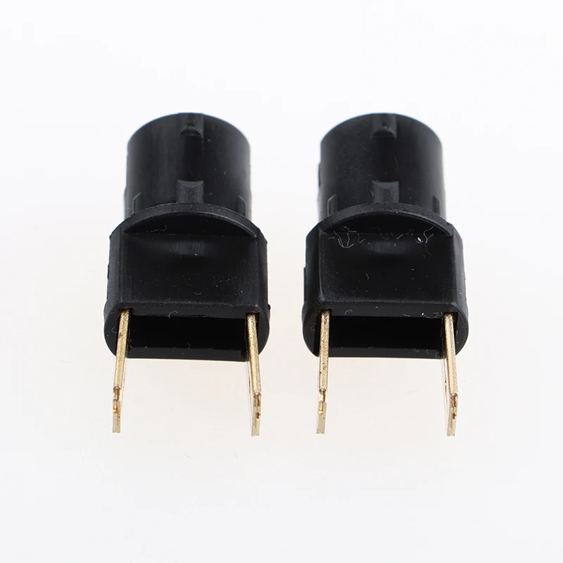 2Pcs T10 Halogen Bulb Socket Lamp Holder Base 2 Pin Plug For Volkswagen Side Indicator Light Car Accessories