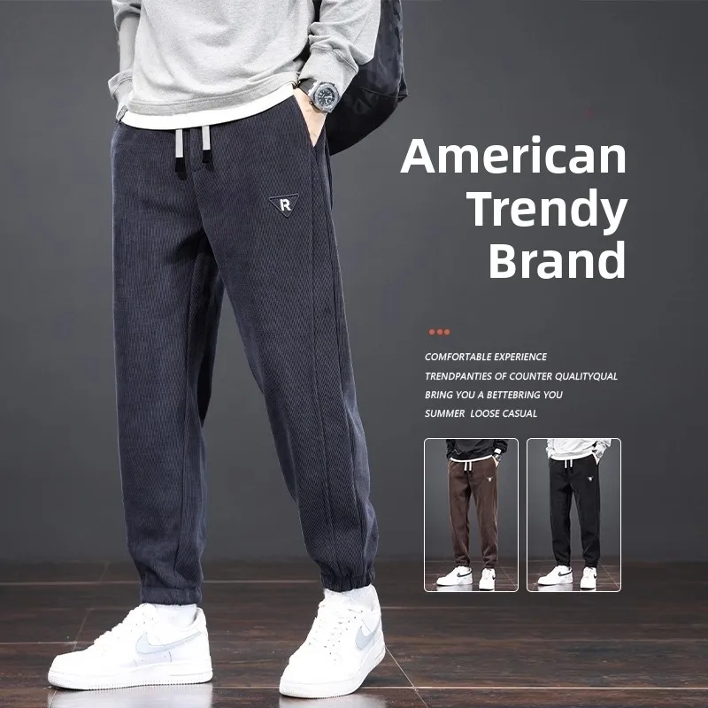 

Men's Wear Resistant Work Trousers Autumn Winter Construction Site No Magnetic No Iron Workwear Sports Pants Loose Fit Youth ...