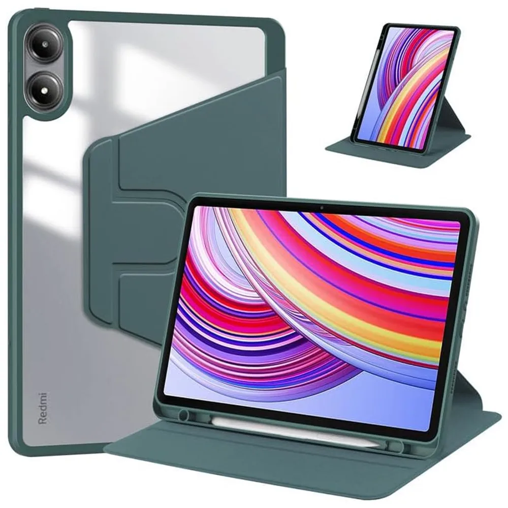 For Lenovo Tab M11 Case 11 inch TB330FU 360° Rotation Protective Smart Cover Funda for Xiaoxin Pad 2024 TB331FC Tablet Cases