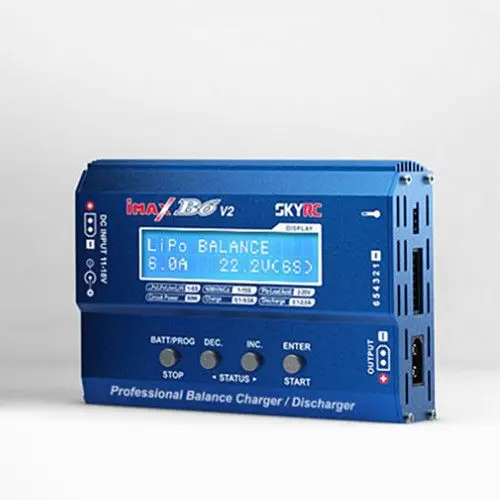 Mới SKYRC IMAX B6 V2 60W 6A Pin Lipo Cân Bằng Sạc Màn Hình Hiển Thị LCD Discharger Cho RC Người Có Sở Thích