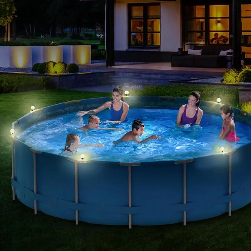 

Solar Pool Lights Waterproof Decorative Solar Pool Lights LED Long Lasting Swimming Accessories For Fence Decoration Outdoor