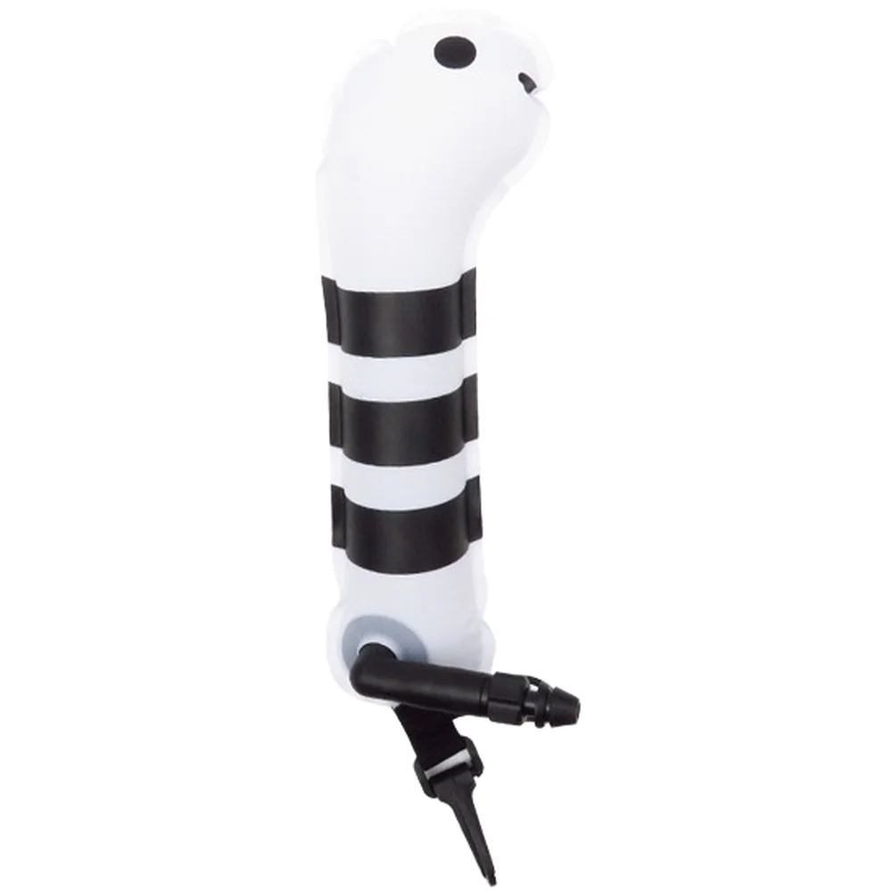 White Fluorescent Orange 210D Nylon Inflatable Diving Toy Compact Swimming Water Sports Gear For Snorkeling Scuba Adventure