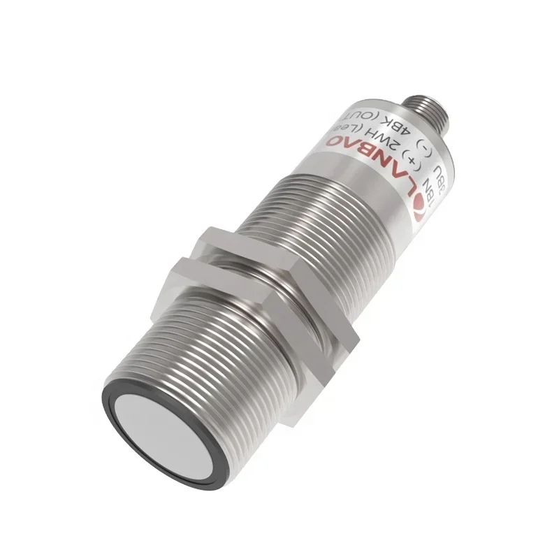 LANBAO 15-30VDC Analog output 0-5v Sensing distance 180-2000MM Ultrasonic Sensor Working voltage