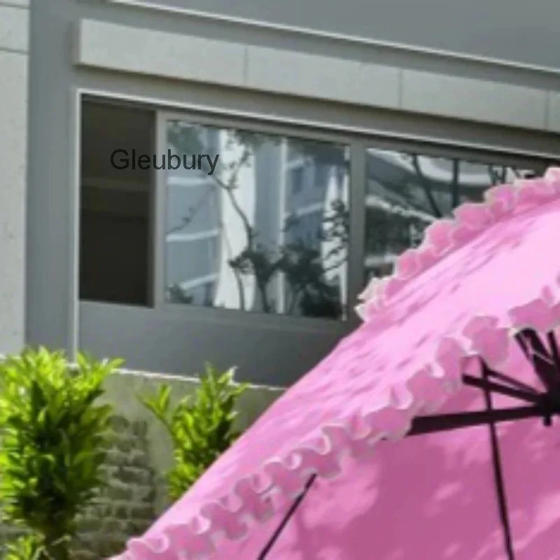 Efficient Outdoor Space Umbrella Compact Terrace Areas Patio Umbrella Utilizes Space Outdoor Furniture Marktschirm XY40OU