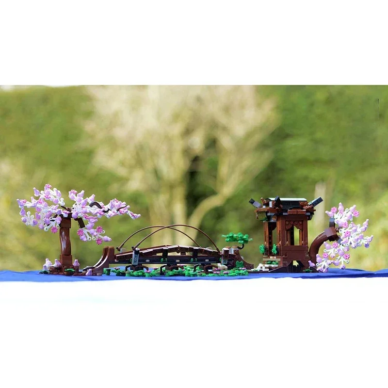 Moc Building Block Temple of a Thousand Toads Model Ancient SceneTechnology Bricks DIY Assembly Street View Collaborate Toy Gift