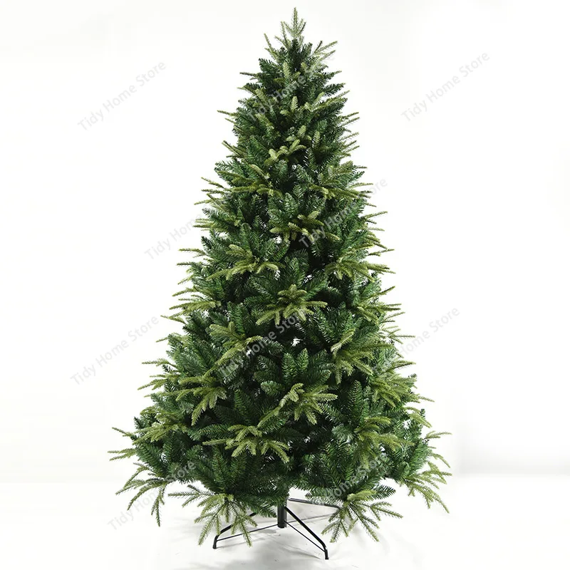 

Зашифрованная автоматическая елка для рождественских украшений, рождественская PE смешанная остроконечная автоматическая елка из ПВХ