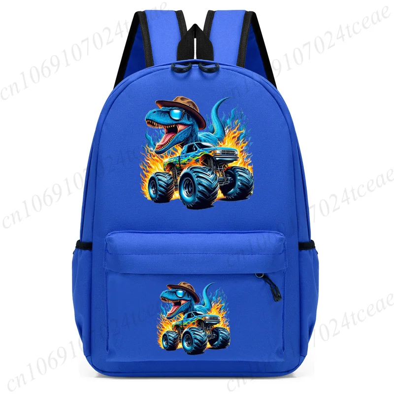 Mochila Infantil com Estampa de Dinossauro, Mochila de Viagem para Crianças, Mochila Escolar para Jardim de Infância, Nova Mochila de Desenho Animado