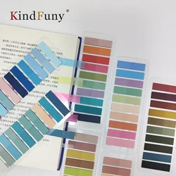 200 Sheets Colorful Transparent канцелярия Stickers Notes Self -Adhesive Book Marker Stickers Annotation Tabs Paper Stationery