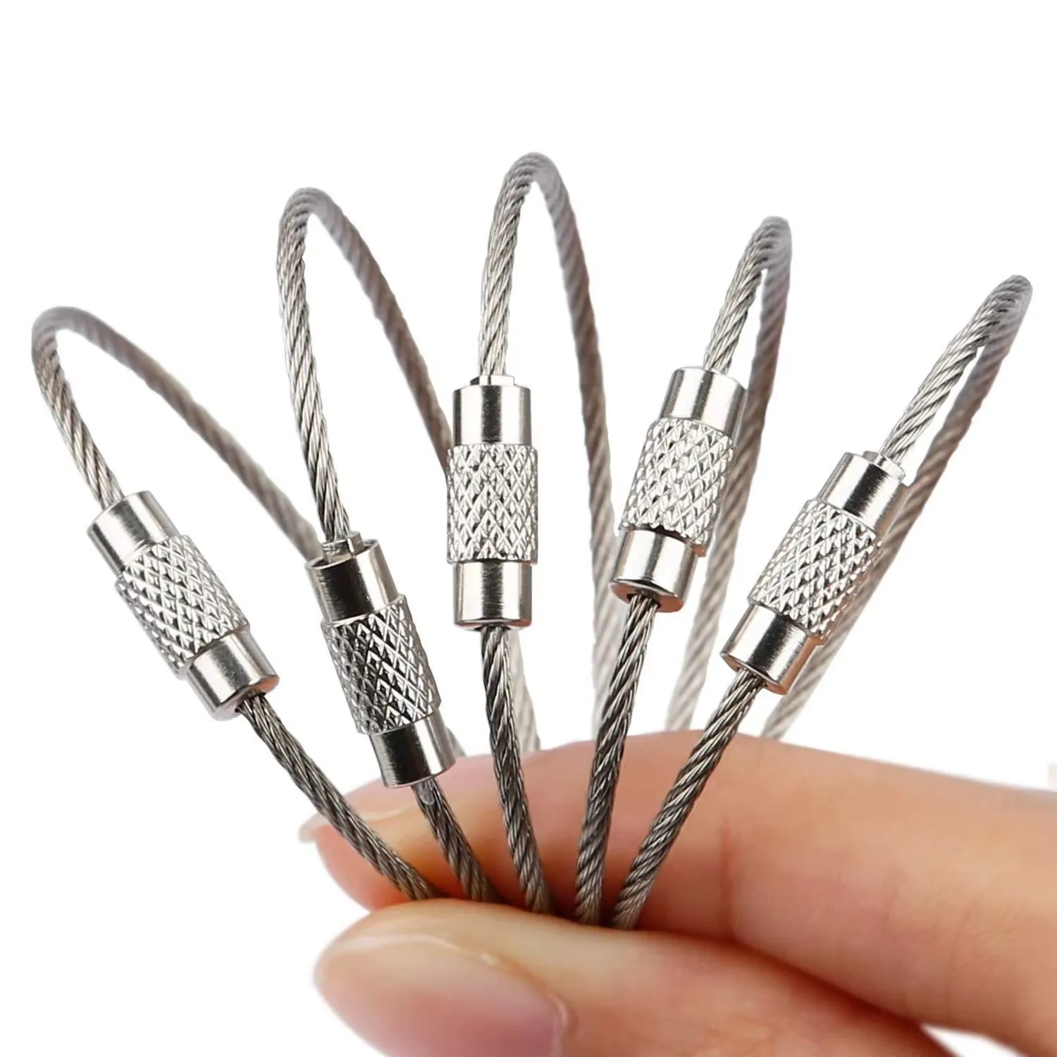 Kit de Ferramentas Táticas para Camping 10PCS 15CM, Equipamento Multiuso com Chaveiro de Aço Inoxidável 304