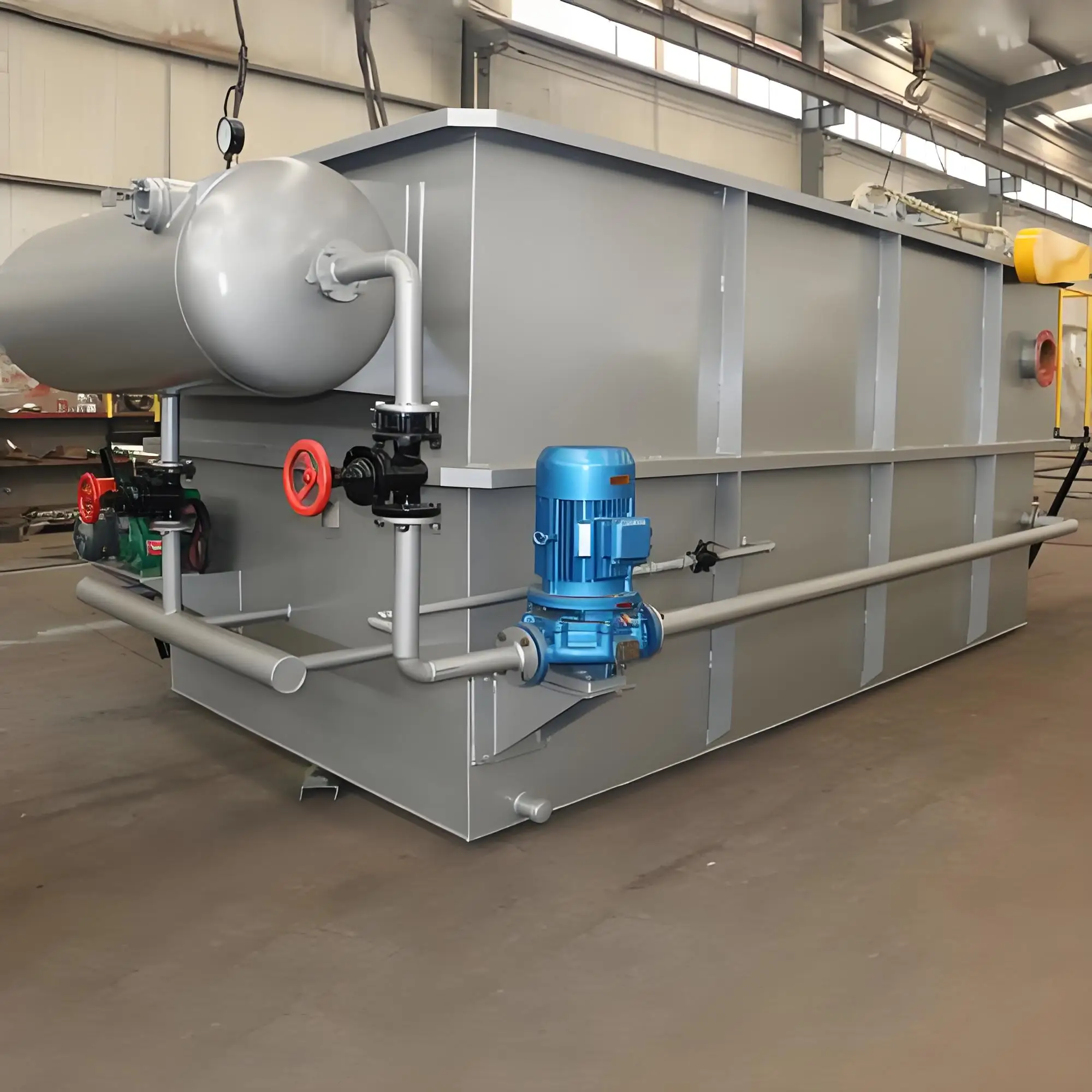 Dual-chamber Water Treatment Equipment Pump Air Flotation Plant Sewage Treatment Daf for Fish Shrimp Farm Wastewater