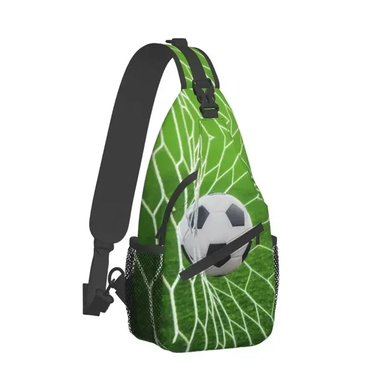

Soccer Goal Sling Bags Men Fashion Football Crossbody Chest Backpack Travel Hiking Daypack
