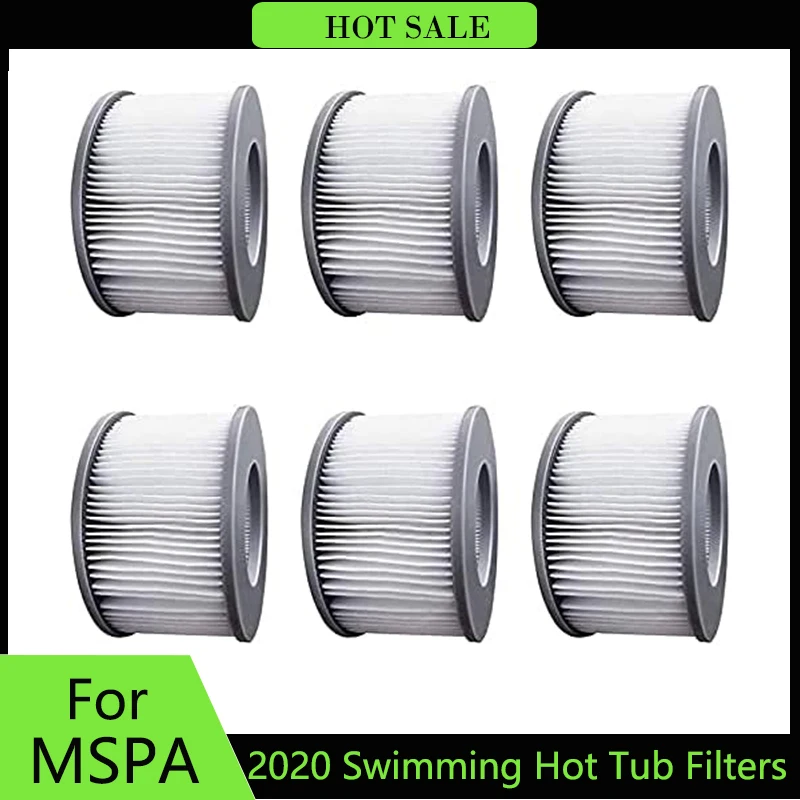 For MSPA All 2020 Swimming Hot Tub Current Filters Inflatable Pool Enhanced Version Filter Cartridge Pump Fit Replacement Parts