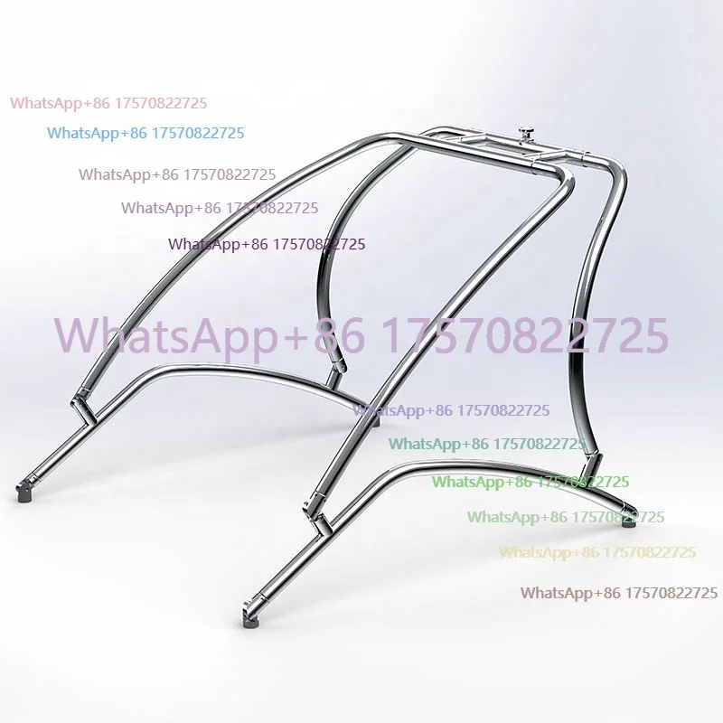T78P Aluminum Wakeboard Tower Polished Wakeboard Boat Tower Wakeboarding Tower