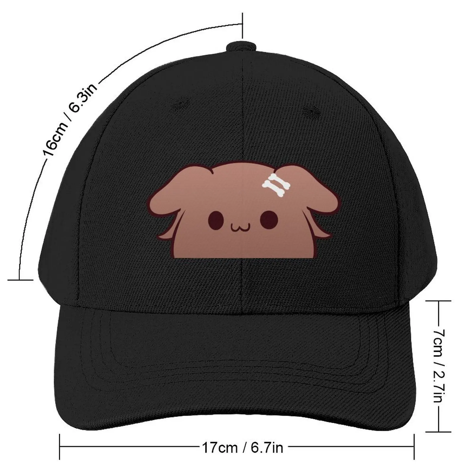 Korone Happy Furball Doggo Baseball Cap Military Cap Man Gentleman Hat Anime Hat Vintage For Man Women's