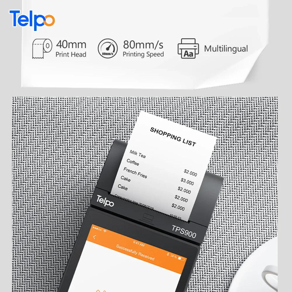 Android 10 BIS EFTPOS آلة نقاط البيع المحمولة غير المتصلة بالإنترنت مع بطاقة البنك