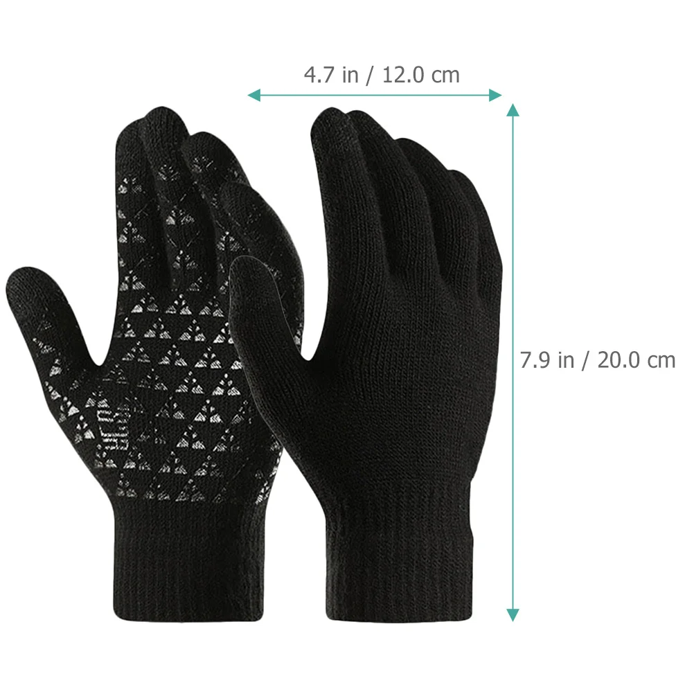 1 زوج شاشة تعمل باللمس الدافئة ركوب تنفس المضادة للانزلاق اللياقة البدنية قفازات ركوب الدراجات للرياضات في الهواء الطلق الشتاء قفازات الدراجة #5