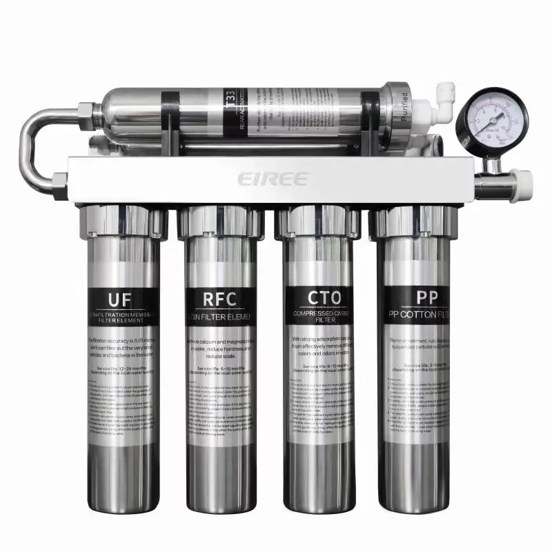 

So Safe 5 Stage Stainless Steel Under Sink UF Drinking Water Filter System