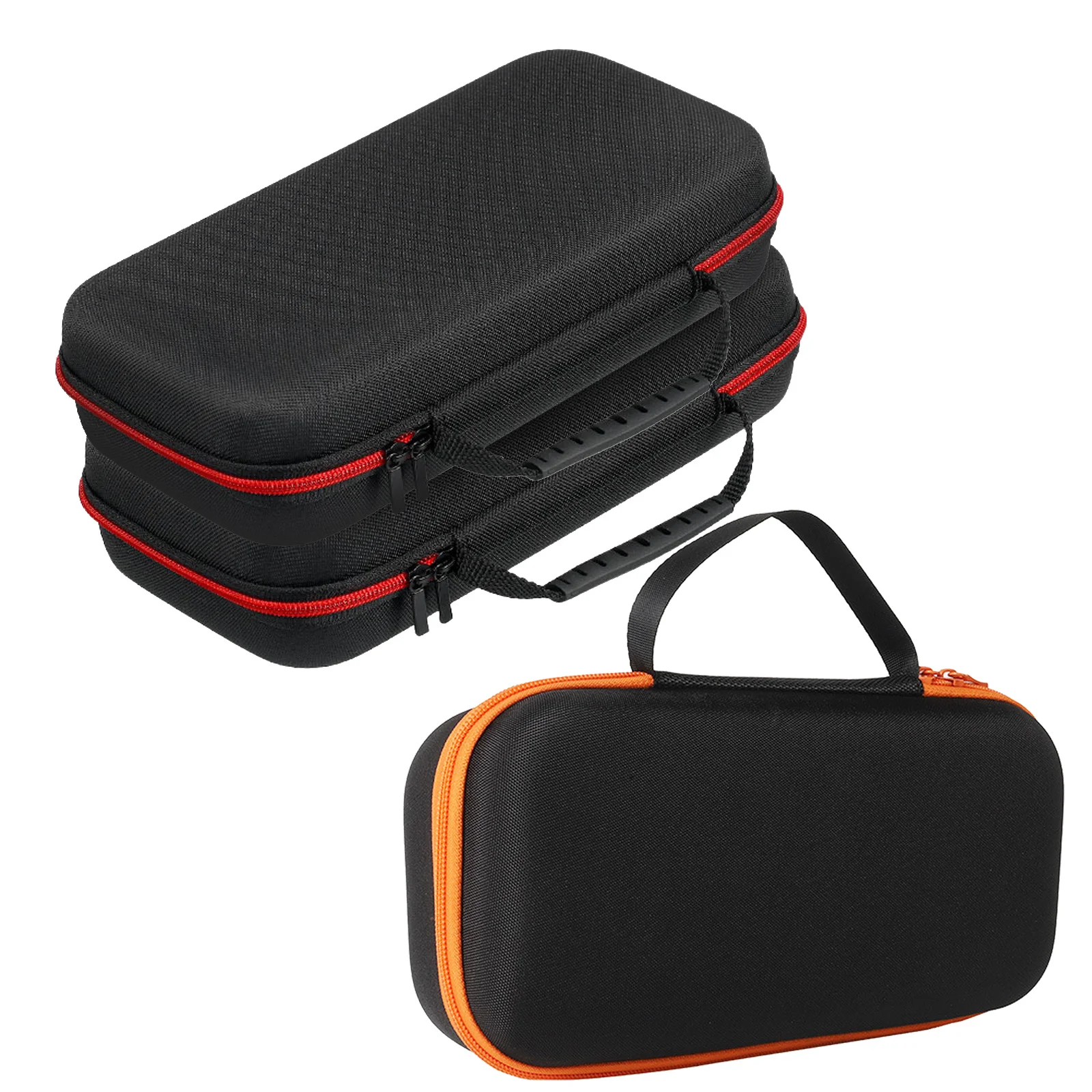 

3Pcs Microphone Case Hard Eva Storage Dual Holder Pre-Cut Sponge Portable Mic Carrying Case for Ktv Interview Travel Protection