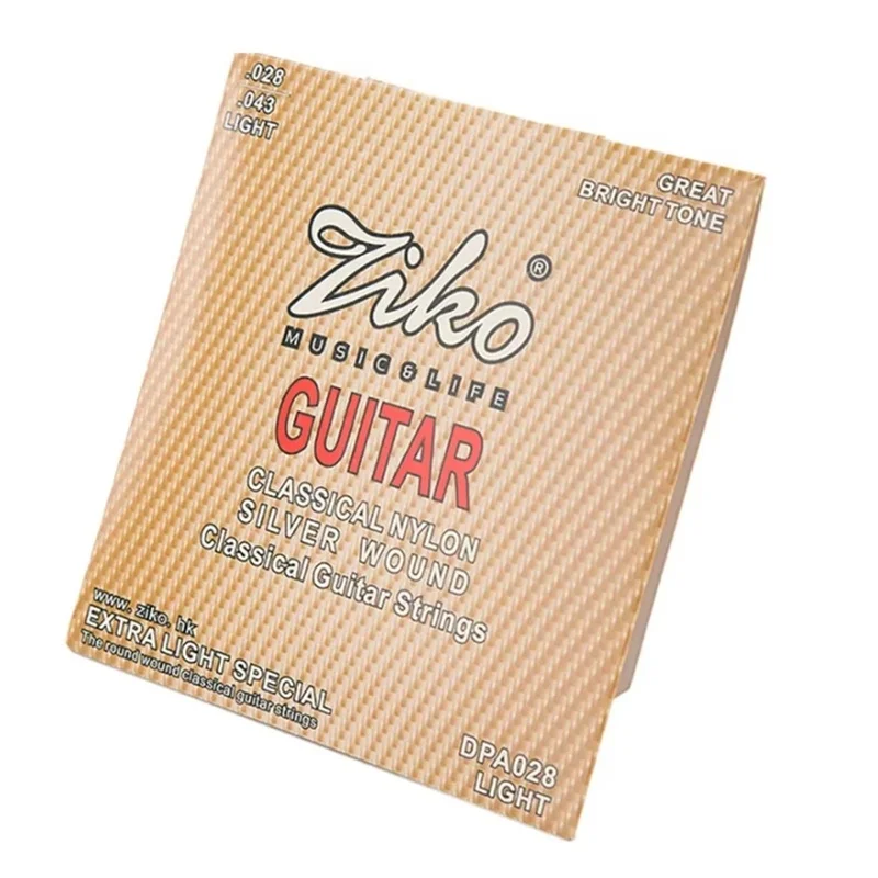 ZIKO DPA 028-043 Nylon Classical Guitar Strings Set Musical Instrument Accessories Parts for Acoustic Folk Guitar 