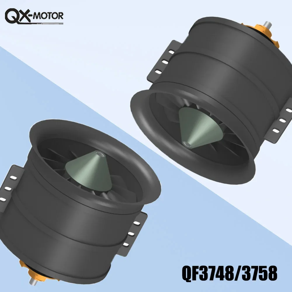SkyDElQX-MOTOR 90mm EDF With QF3748/3758 CW CCW Brushless Motor 1000KV 1200KV 1450KV 1550KV For Jet Multirotor RC Parts