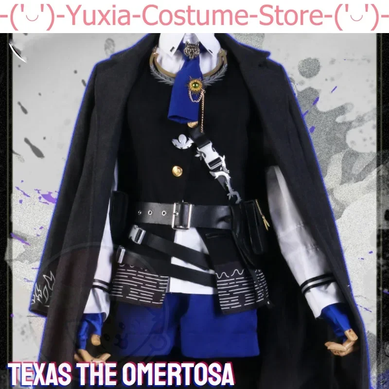 Arknights Texas The Omertosa Cosplay Costume Cos Game Anime Party Uniform Hallowen Play Role ClothingNew Full Set