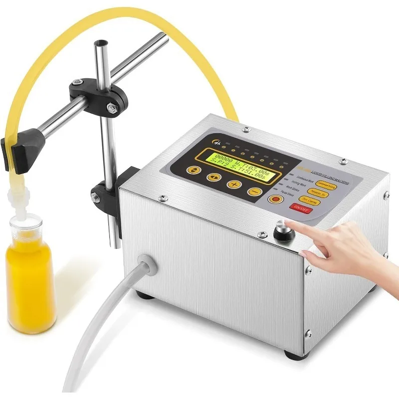 

Liquid Filling Machine 2-118 Oz Bottle Filler Machine with Anti-Dripping Nozzle Diaphragm Pump Digital Control for Cosmetic