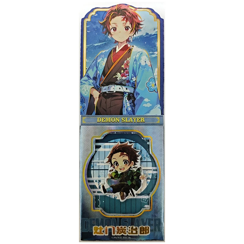 Anime Demon Slayer Rare Limited MH Games Collectible Cards Agatsuma Zenitsu Kamado Tanjirou Toys for boys Birthday Present